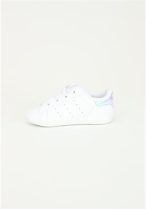 White Stan Smith Crib sneakers for newborns ADIDAS ORIGINALS | FY7892.